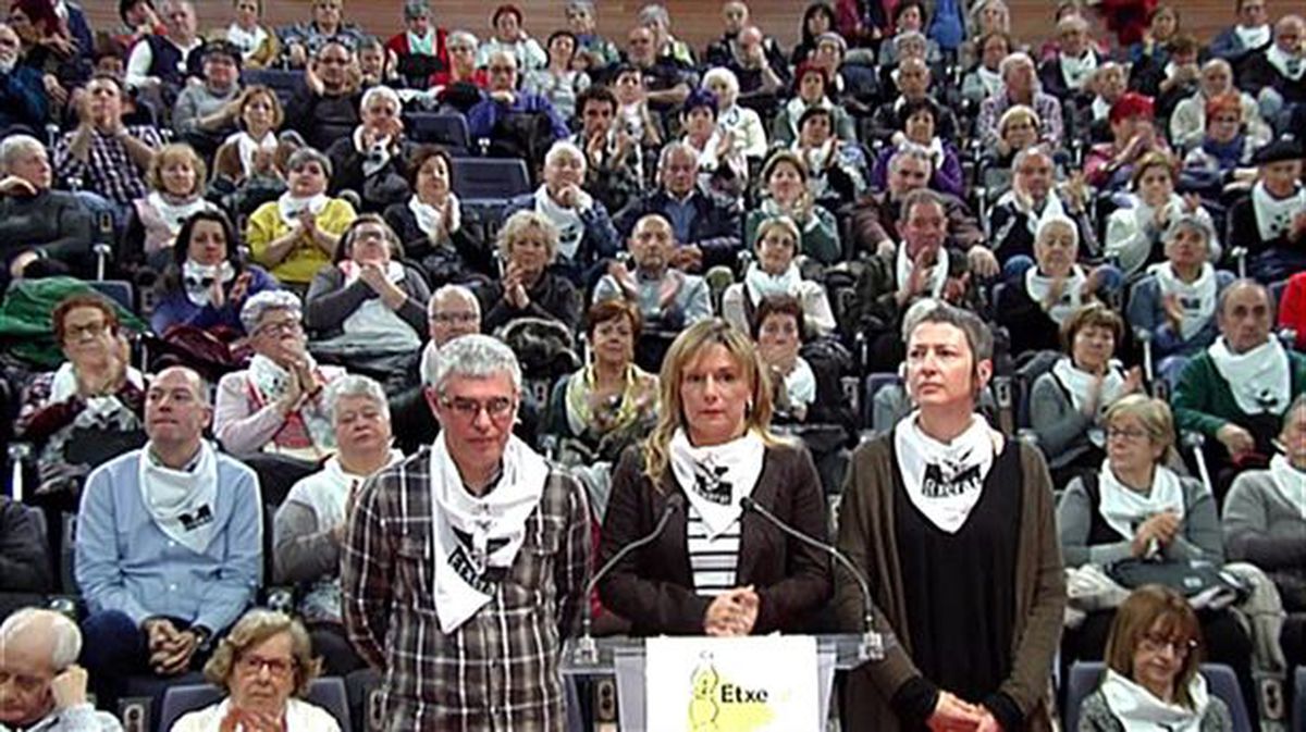 Asamblea Nacional de Etxerat en Vitoria-Gasteiz. Foto: EiTB