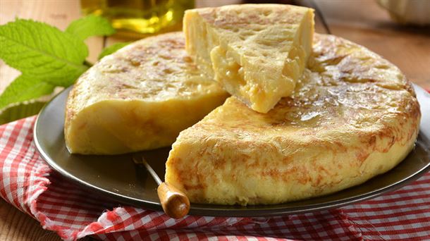 Tortilla de patata baja en calorías