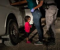 Una fotografía de la caravana de migrantes, premio World Press Photo