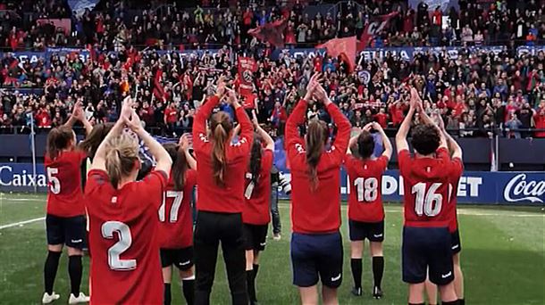 Liderato histórico de Osasuna para optar a los play-off de la Liga Iberdrola. 