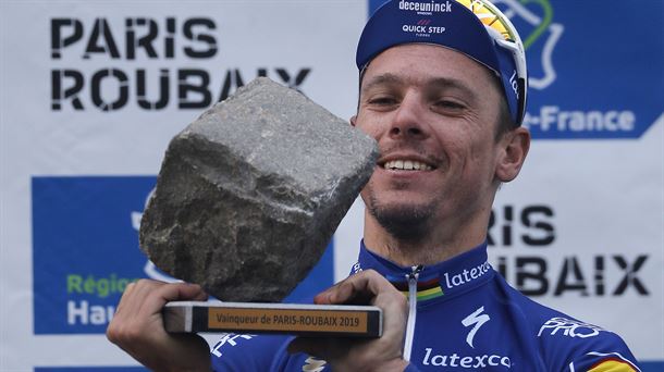 Philip Gilbert, ganador de la edición de 2019 de la París-Roubaix