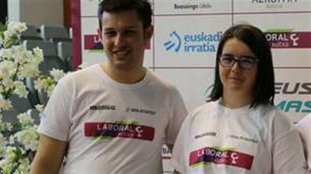 Leire Esnal y Eneko Sagarmendi, campeones de la Master Cup de pala adaptada