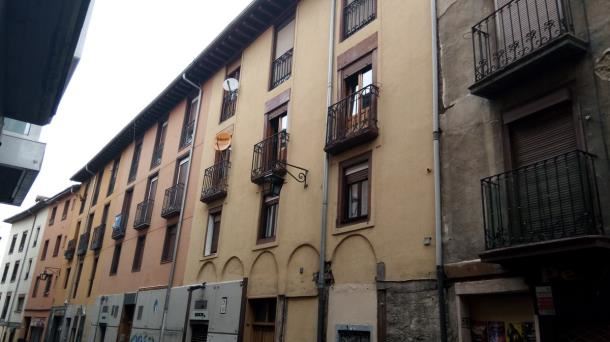 Edificios desalojados de la calle Santo Domingo