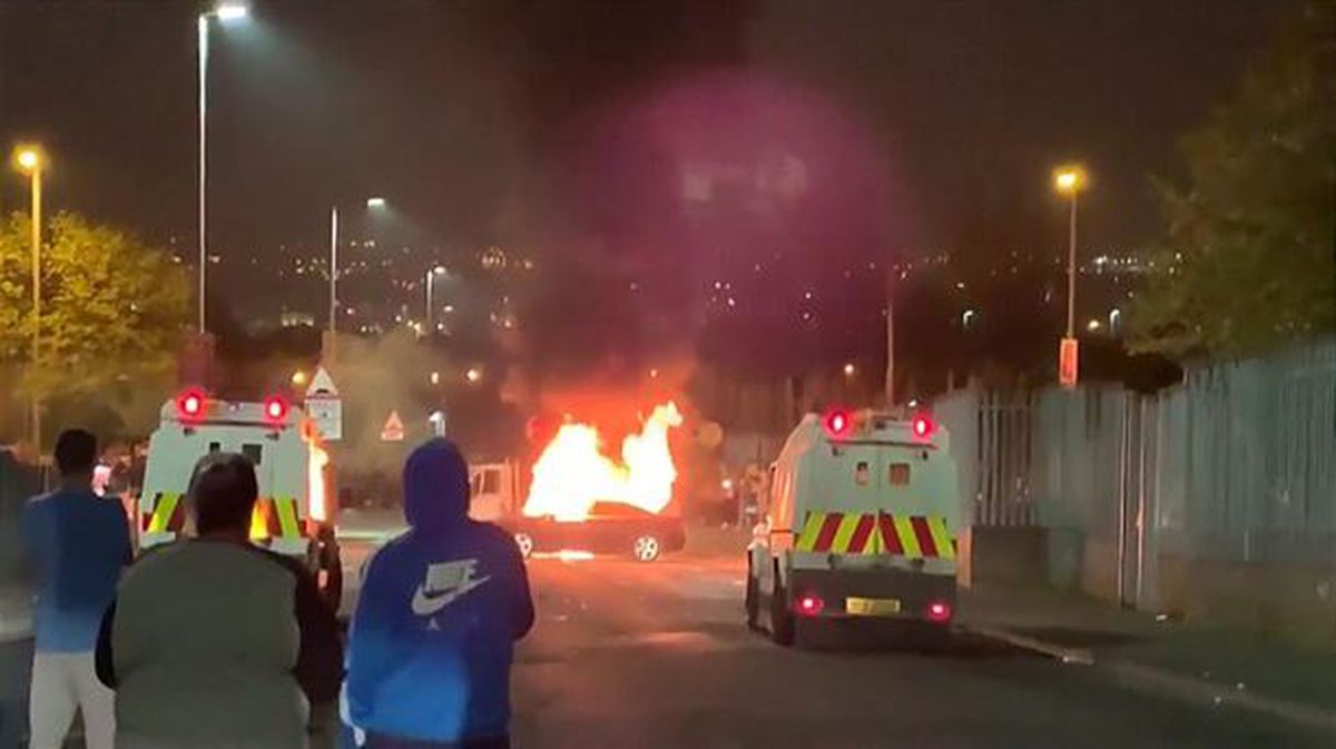 Disturbios de anoche en Londonderry