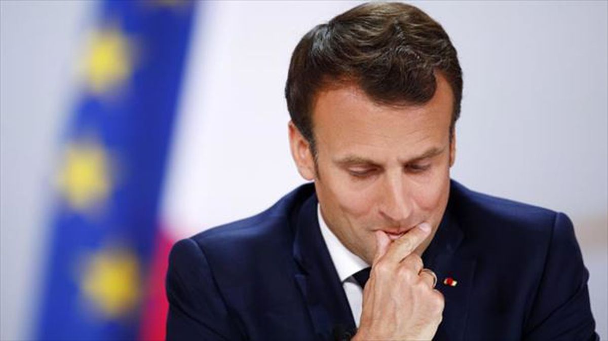 Emmanuel Macron Frantziako Gobernuko presidentea.