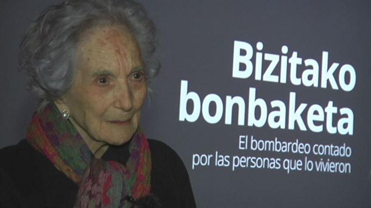 Inmaculada Bilbao tenía 9 años cuando ocurrió el bombardeo