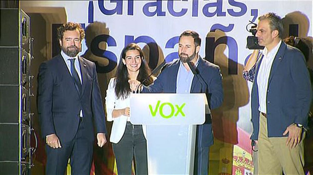 Santiago Abascal, Vox alderdiko presidentea.