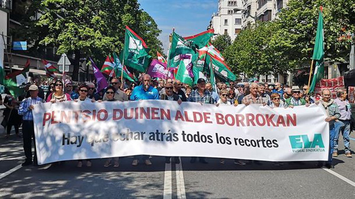 Manifestaciones del 1 de mayo en Euskal Herria