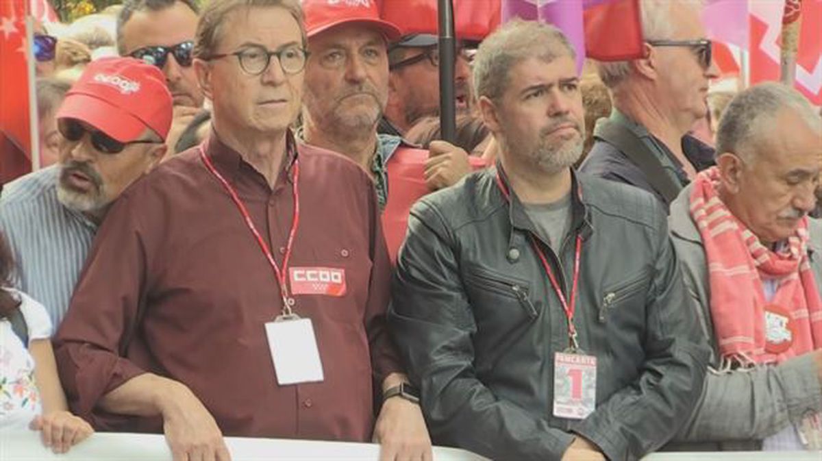 Manifestacion 1 de Mayo UGT y CCOO