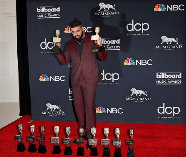 Drake, en los premios Billboard. EFE