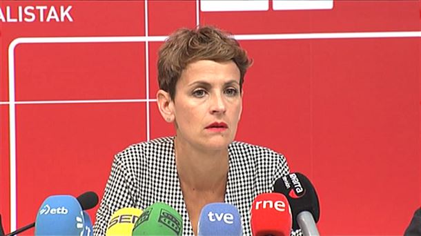 María Chivite, presidenta del Gobierno de Navarra.