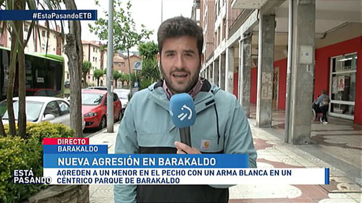 Un menor agrede a otro con un arma blanca en un parque de Barakaldo