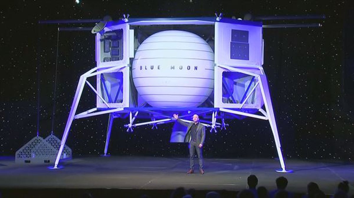 Jeff Bezos presenta 'Blue Moon'