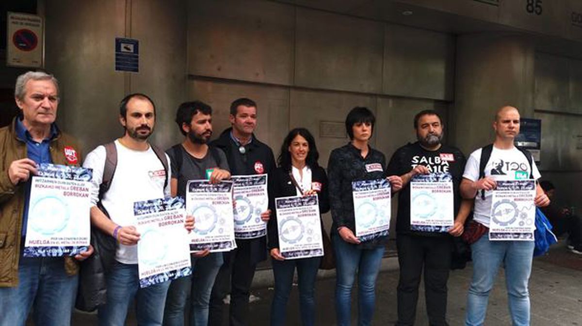 Convocadas cinco jornadas de huelga en el Metal de Bizkaia por el convenio