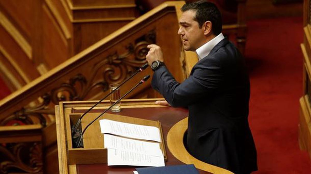 Alexis Tsipras Greziako lehen ministroa. Argazkia: EFE.
