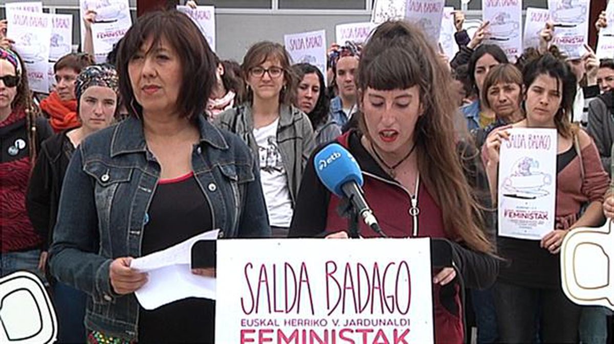 Miembros del Movimiento Feminista de Euskal Herria