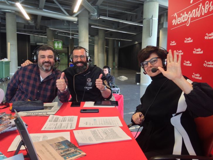 El programa 'Más Que Palabras' de Radio Euskadi, en Gastroshow 2019. (Foto: EiTB)
