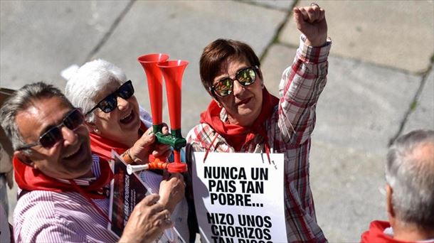 Pensionistas en Bilbao