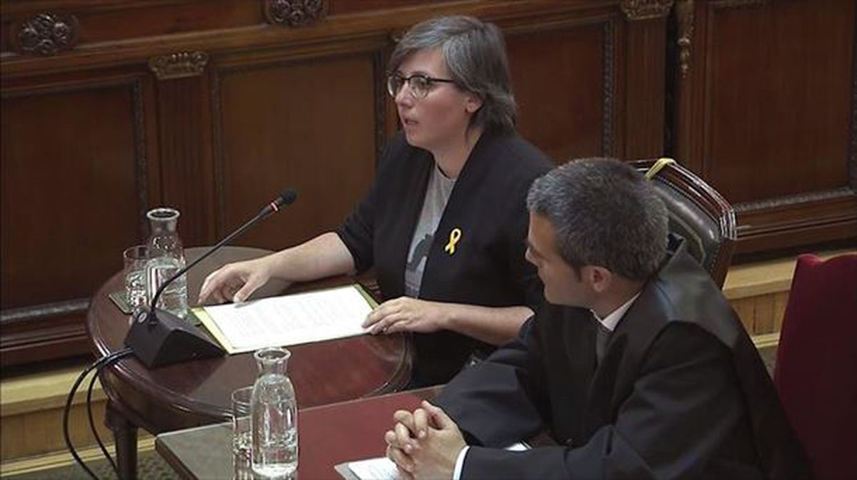 Mireia Boya declara en el juicio del 'procés'