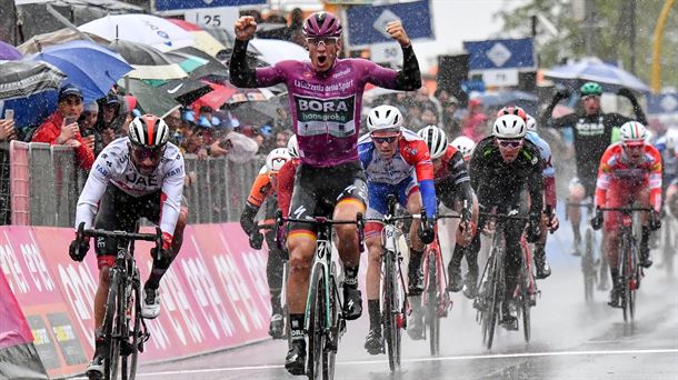 Pascal Ackermann, en el Giro de Italia