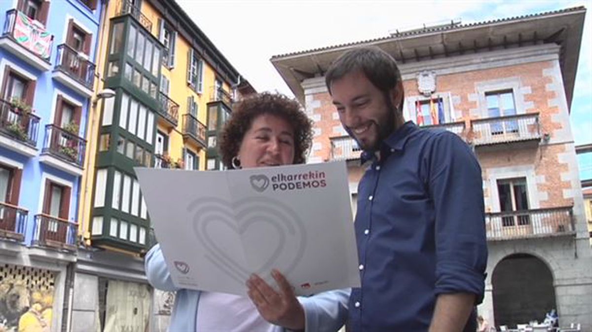 Los candidatos de Elkarrekin Podemos en Tolosa