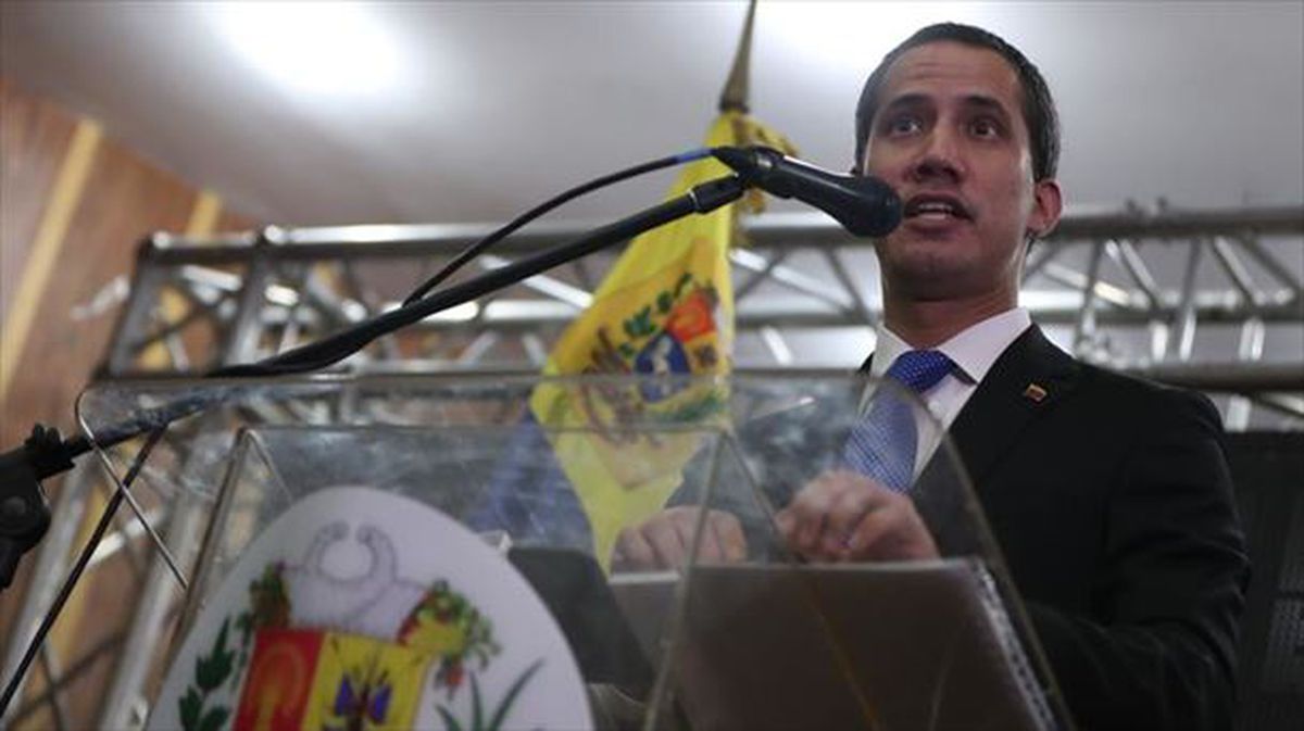 Juan Guaido, lider opositor y autoproclamado presidente encargado de Venezuela.