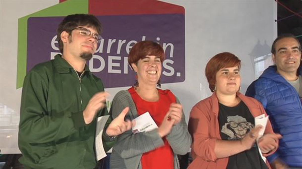 Acto de Elkarrekin Podemos en Durango