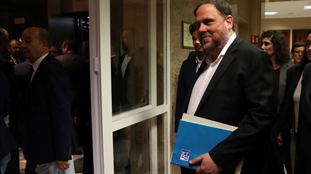 Oriol Junqueras, artxiboko irudian. Argazkia: EFE. 