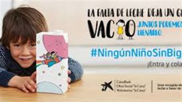 Ningún niño sin bigote. Quinta edición de la Gran Recogida de Leche 