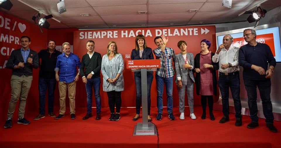 PSE-EEren ekitaldia. Argazkia: EFE