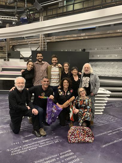 Korrika saio berezia, Amuriza aita-alabekin, Anje Duhaldekin...