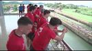 La Euskal Selekzioa visita el Canal de Panamá