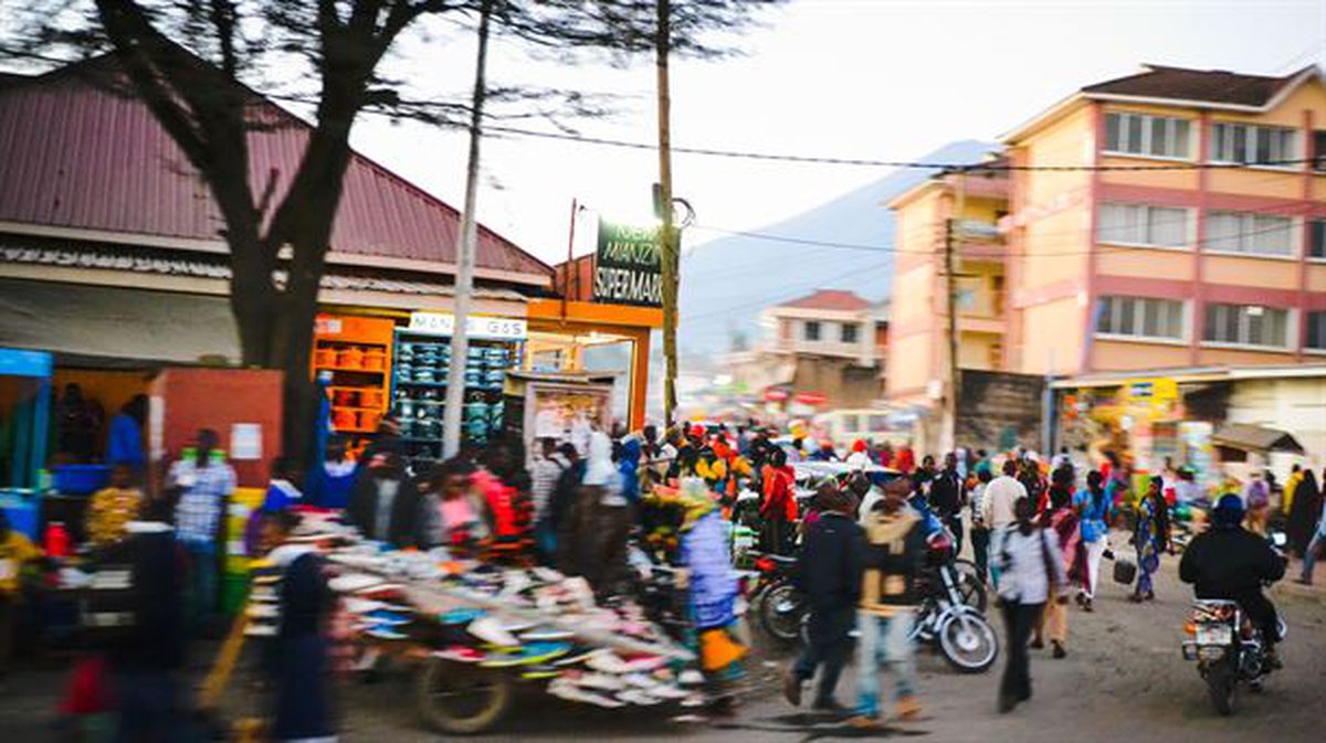 Ciudad de Arusha, en Tanzania