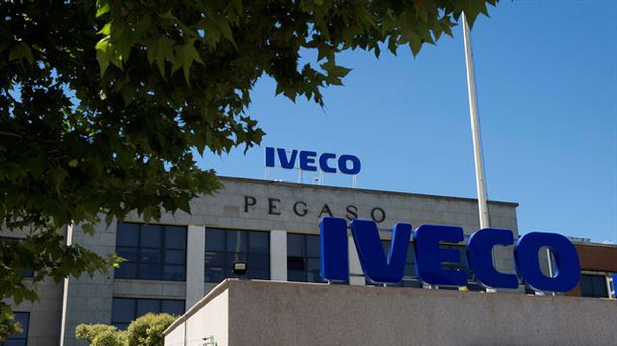 Fábrica de Iveco, donde trabajaba la mujer.