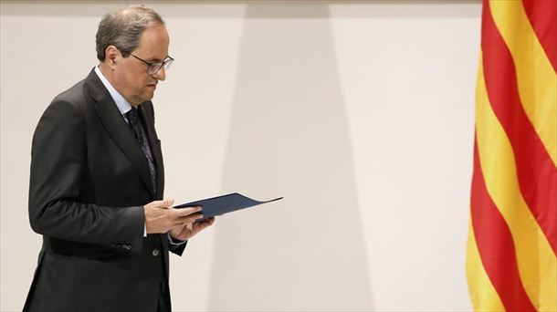 El presidente de la Generalitat, Quim Torra