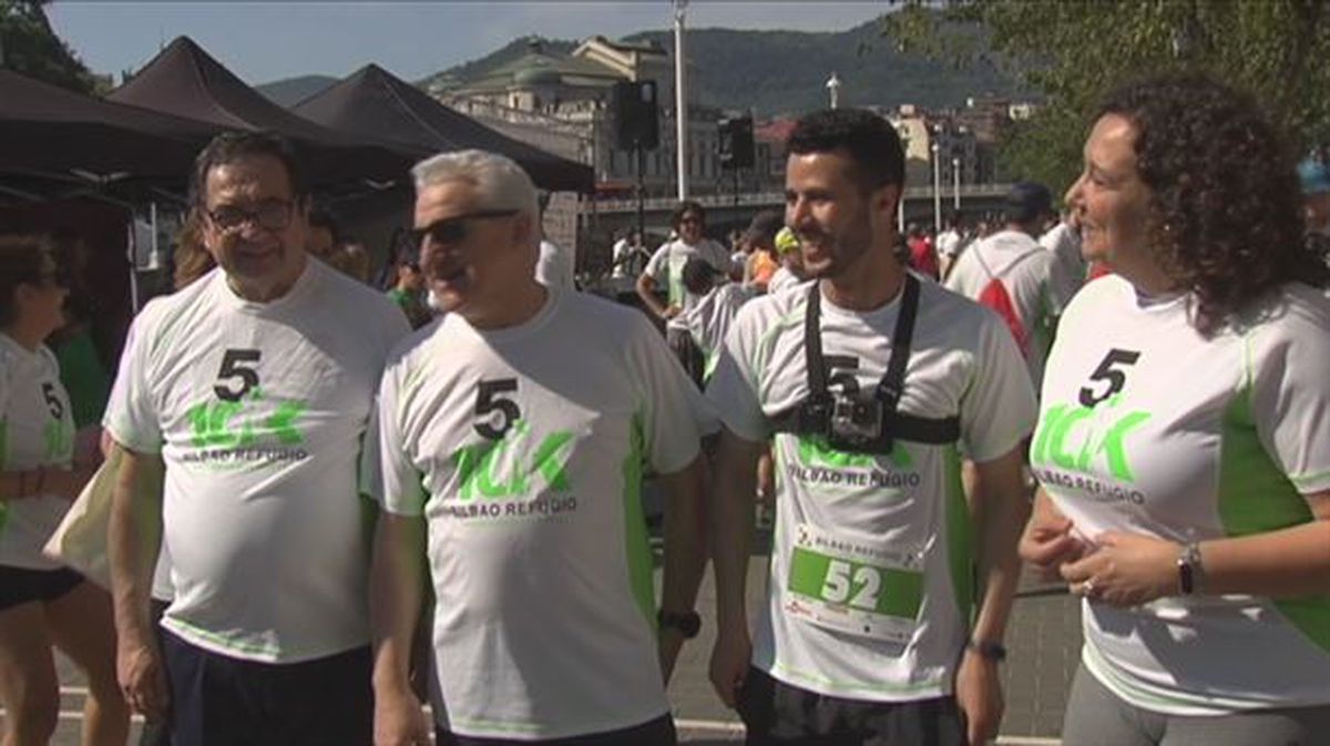 Carrera solidaria Cear Euskadi 2019 a favor de los refugiados. Foto: EiTB