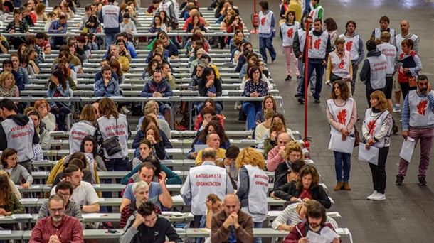 Imagen de una OPE celebrada en Bizkaia.