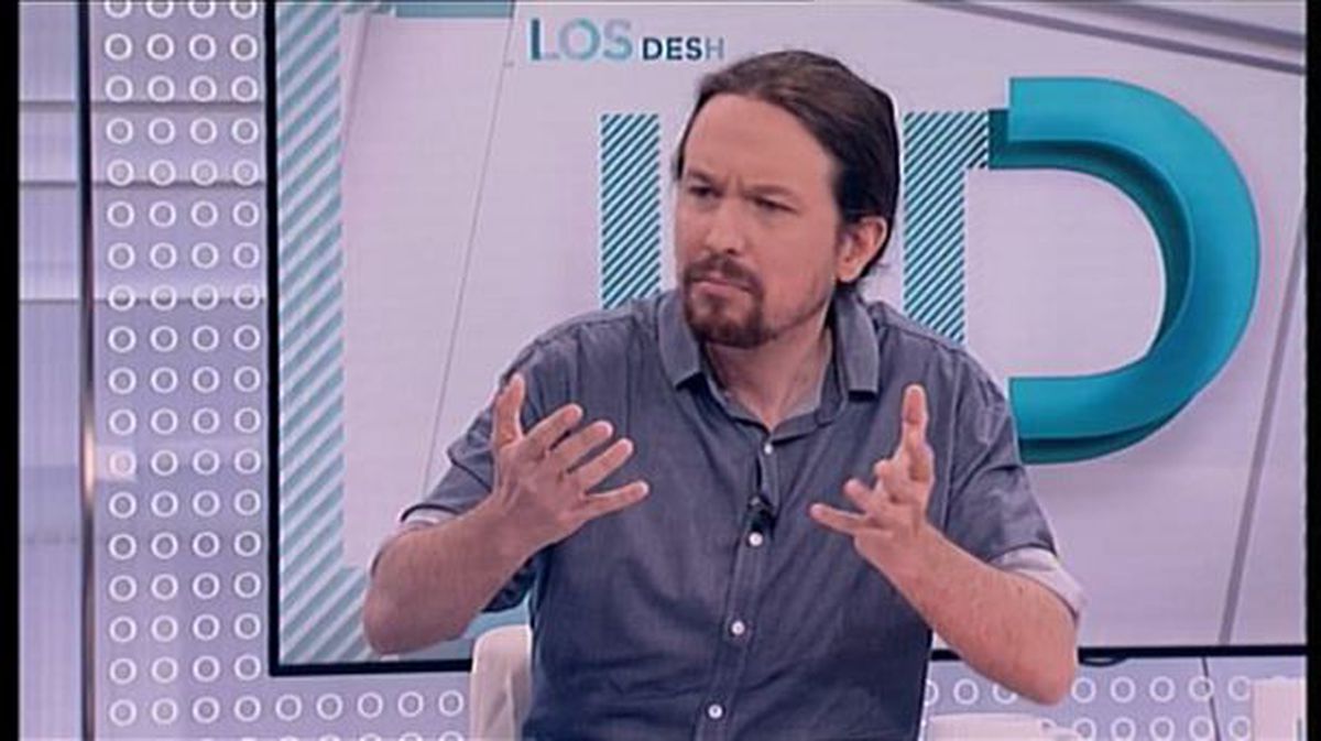 Pablo Iglesias entrevistado en tve