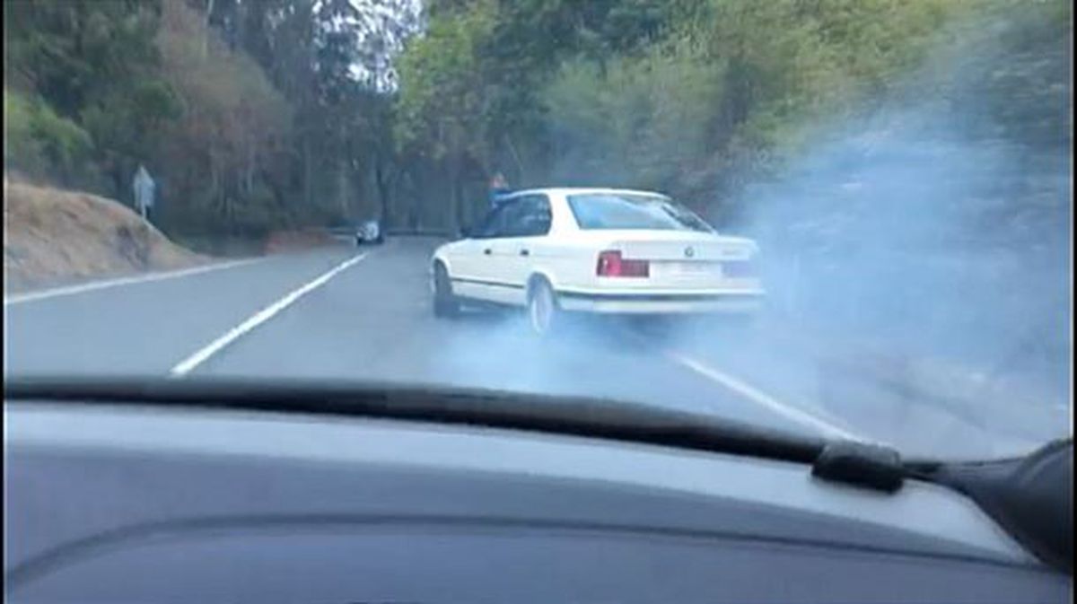 Carrera ilegal en Las Muñecas.