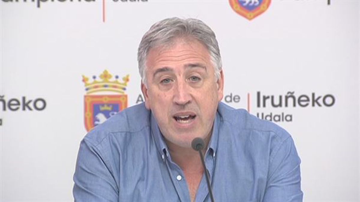 El alcalde en funciones de Pamplona y candidato a la reelección, Joseba Asiron