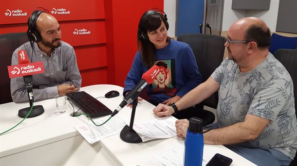 Ignacio Palomo, Miriam Duque e Iñigo Lejarza. Eitb.