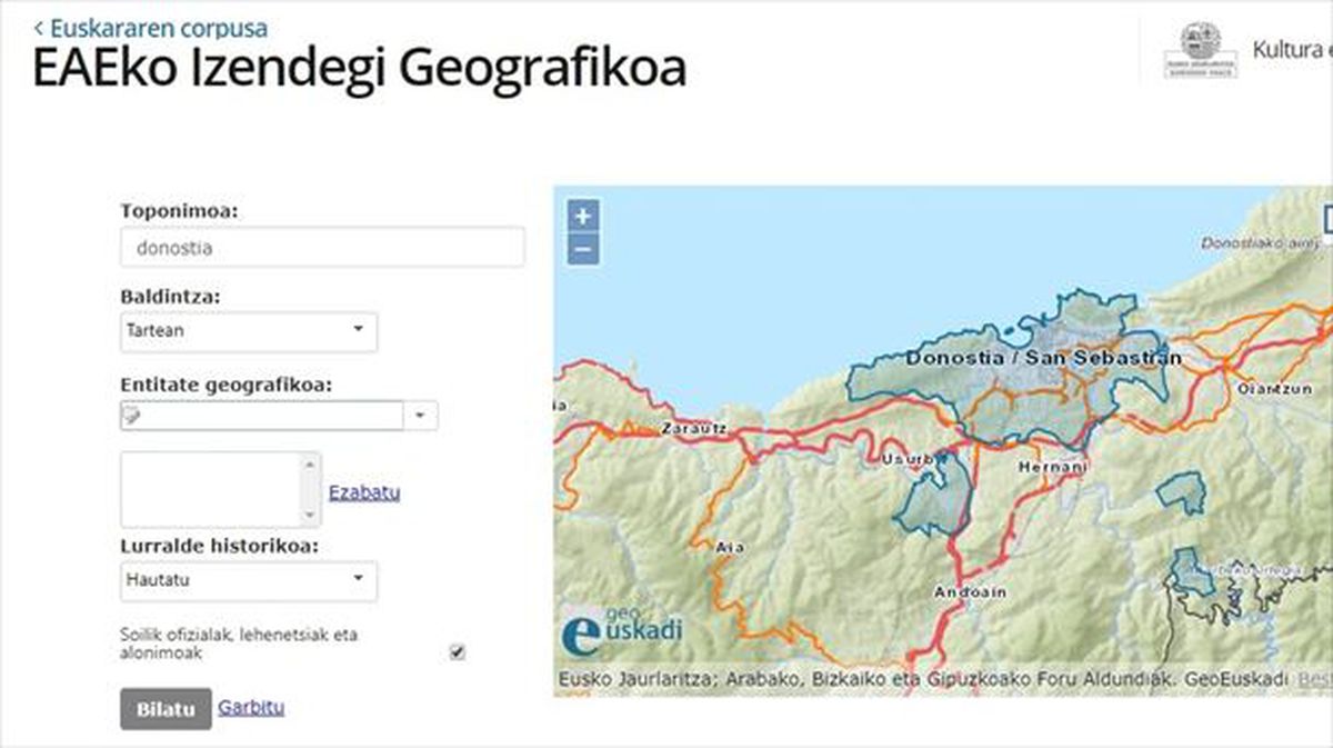 Nomenclátor Geográfico de Euskadi