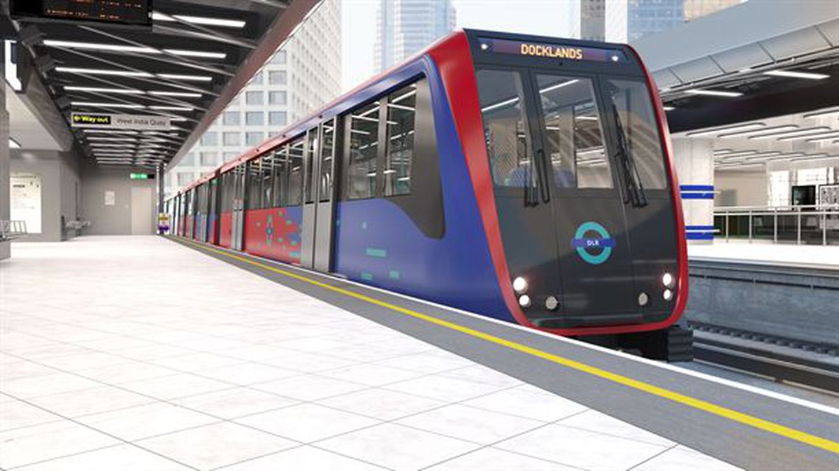 Diseño del nuevo tren de la línea Docklands