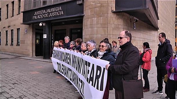 Concentración en los Juzgados de Tolosa.