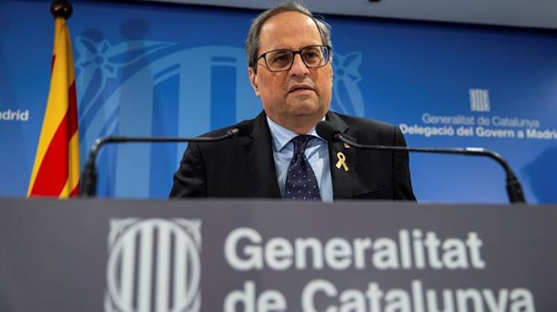 El presidente de la Generalitat, Quim Torra