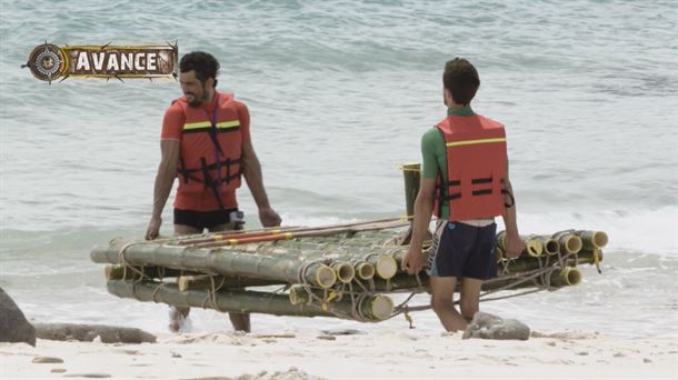 El juego de balsas de "El Conquis"