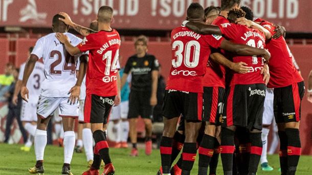 El Mallorca vence al Albacete (2-0). Foto: EFE