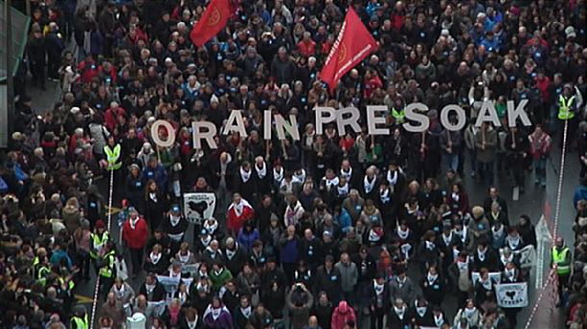 Sarek antolatutako manifestazio baten irudia