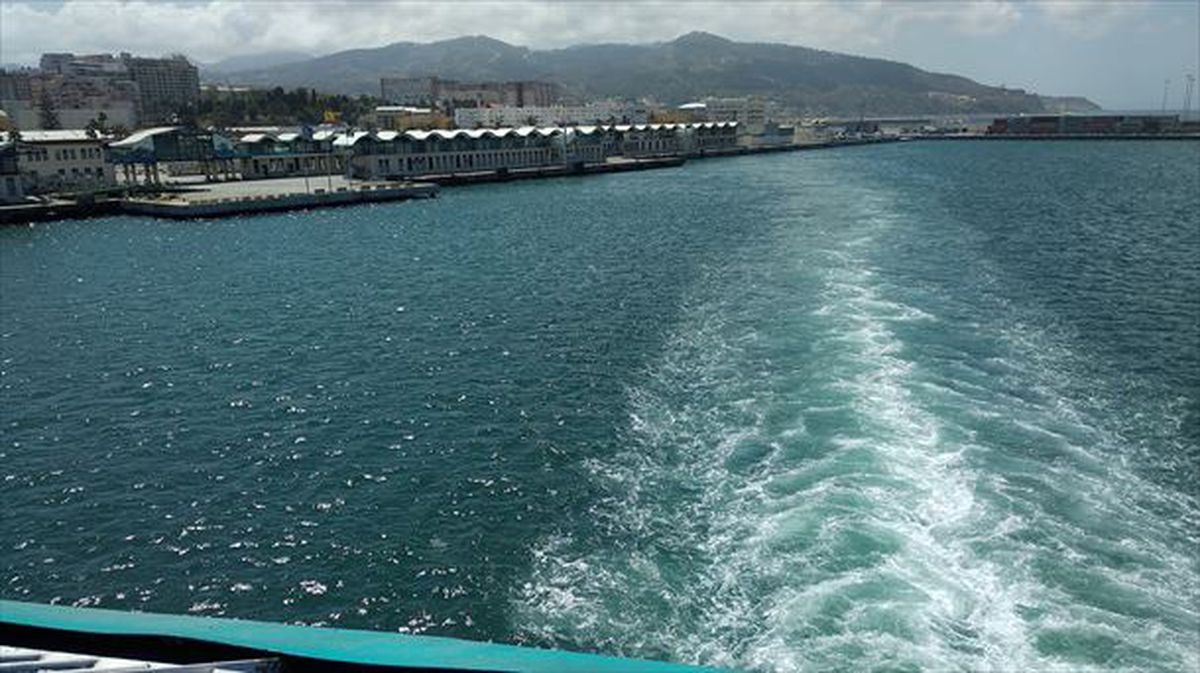 Ceuta-Algeciras, en barco.