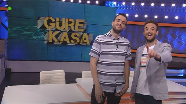 Antton y Julen Telleria en el programa 'Gure Kasa'
